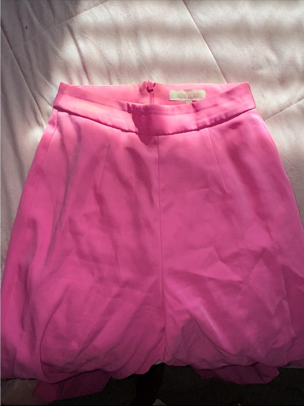 Meshki Hot Pink Mini Skirt
